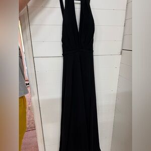 Azazie Black Backless Dress